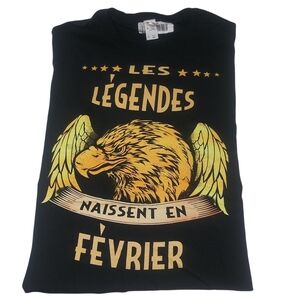 Les Legendes Nassent En Fevrier Tee Sz L NWT